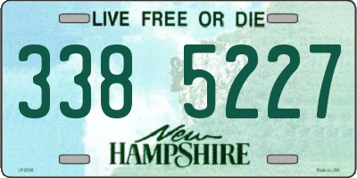 NH license plate 3385227