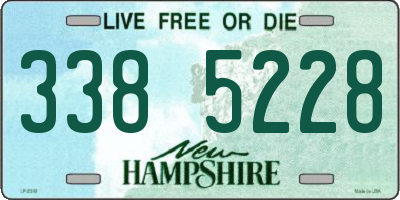 NH license plate 3385228