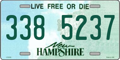 NH license plate 3385237