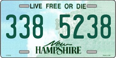 NH license plate 3385238
