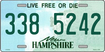 NH license plate 3385242