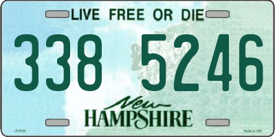 NH license plate 3385246