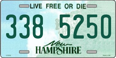 NH license plate 3385250