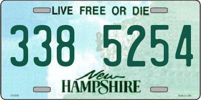 NH license plate 3385254