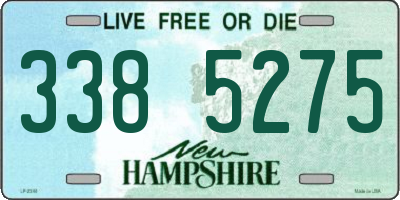 NH license plate 3385275