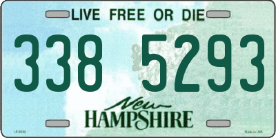 NH license plate 3385293
