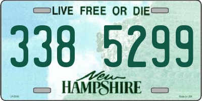 NH license plate 3385299