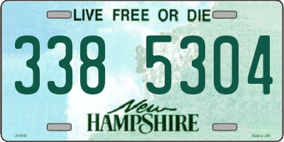 NH license plate 3385304