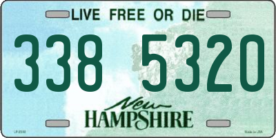 NH license plate 3385320