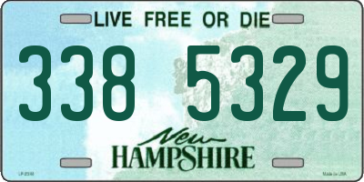 NH license plate 3385329