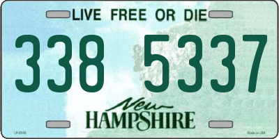 NH license plate 3385337