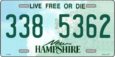 NH license plate 3385362
