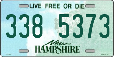 NH license plate 3385373