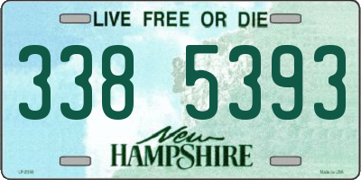 NH license plate 3385393