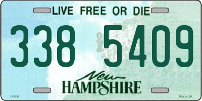 NH license plate 3385409