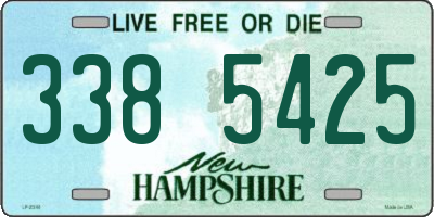 NH license plate 3385425