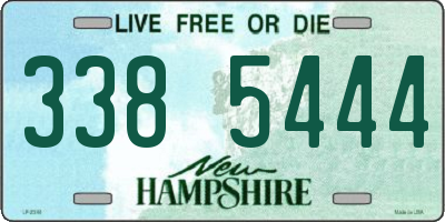 NH license plate 3385444