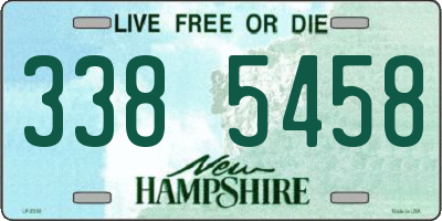 NH license plate 3385458