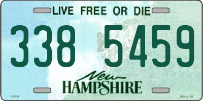 NH license plate 3385459