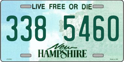NH license plate 3385460