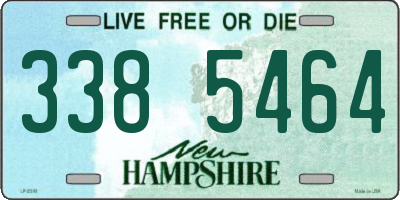 NH license plate 3385464