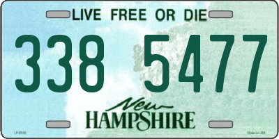 NH license plate 3385477