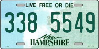 NH license plate 3385549