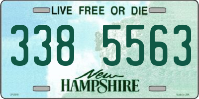 NH license plate 3385563