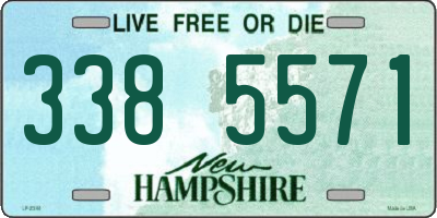 NH license plate 3385571
