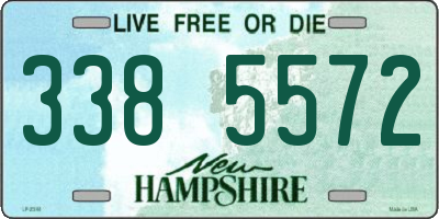 NH license plate 3385572