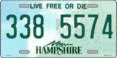 NH license plate 3385574