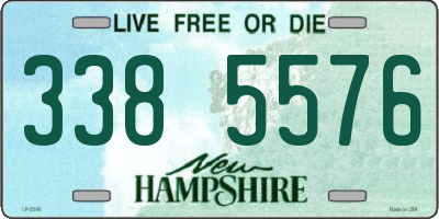 NH license plate 3385576