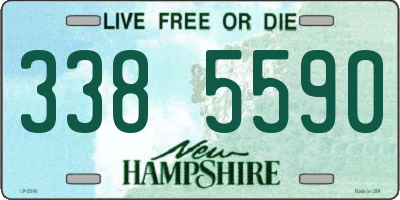 NH license plate 3385590