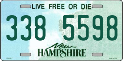 NH license plate 3385598