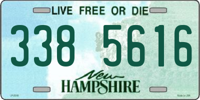 NH license plate 3385616