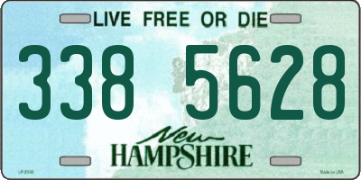 NH license plate 3385628