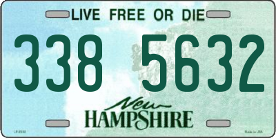 NH license plate 3385632