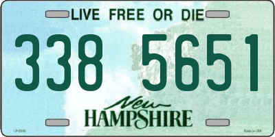 NH license plate 3385651