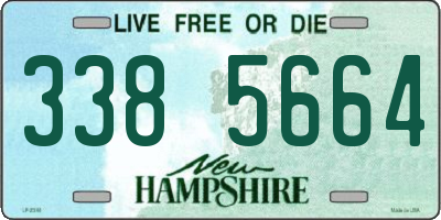 NH license plate 3385664