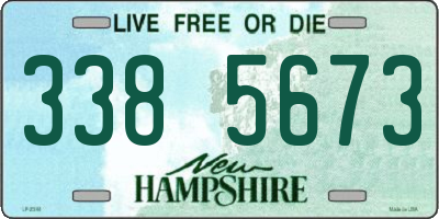NH license plate 3385673