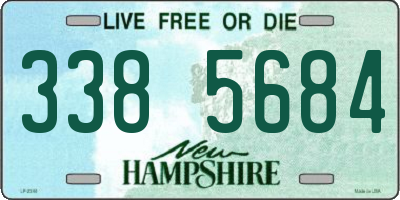 NH license plate 3385684