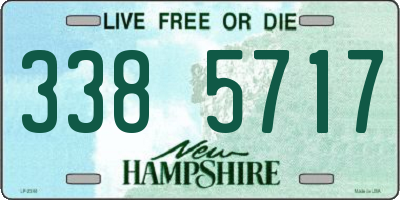 NH license plate 3385717