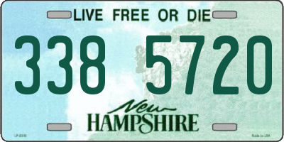 NH license plate 3385720