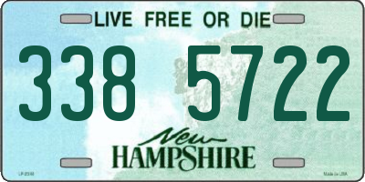 NH license plate 3385722
