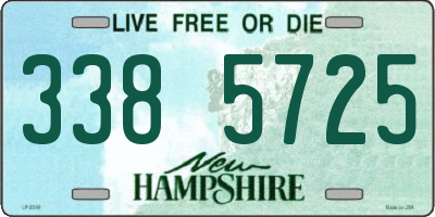 NH license plate 3385725