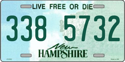NH license plate 3385732