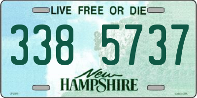 NH license plate 3385737