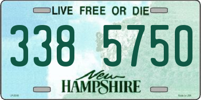 NH license plate 3385750
