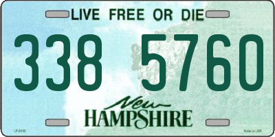 NH license plate 3385760