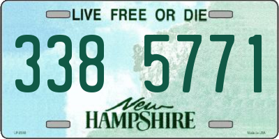 NH license plate 3385771